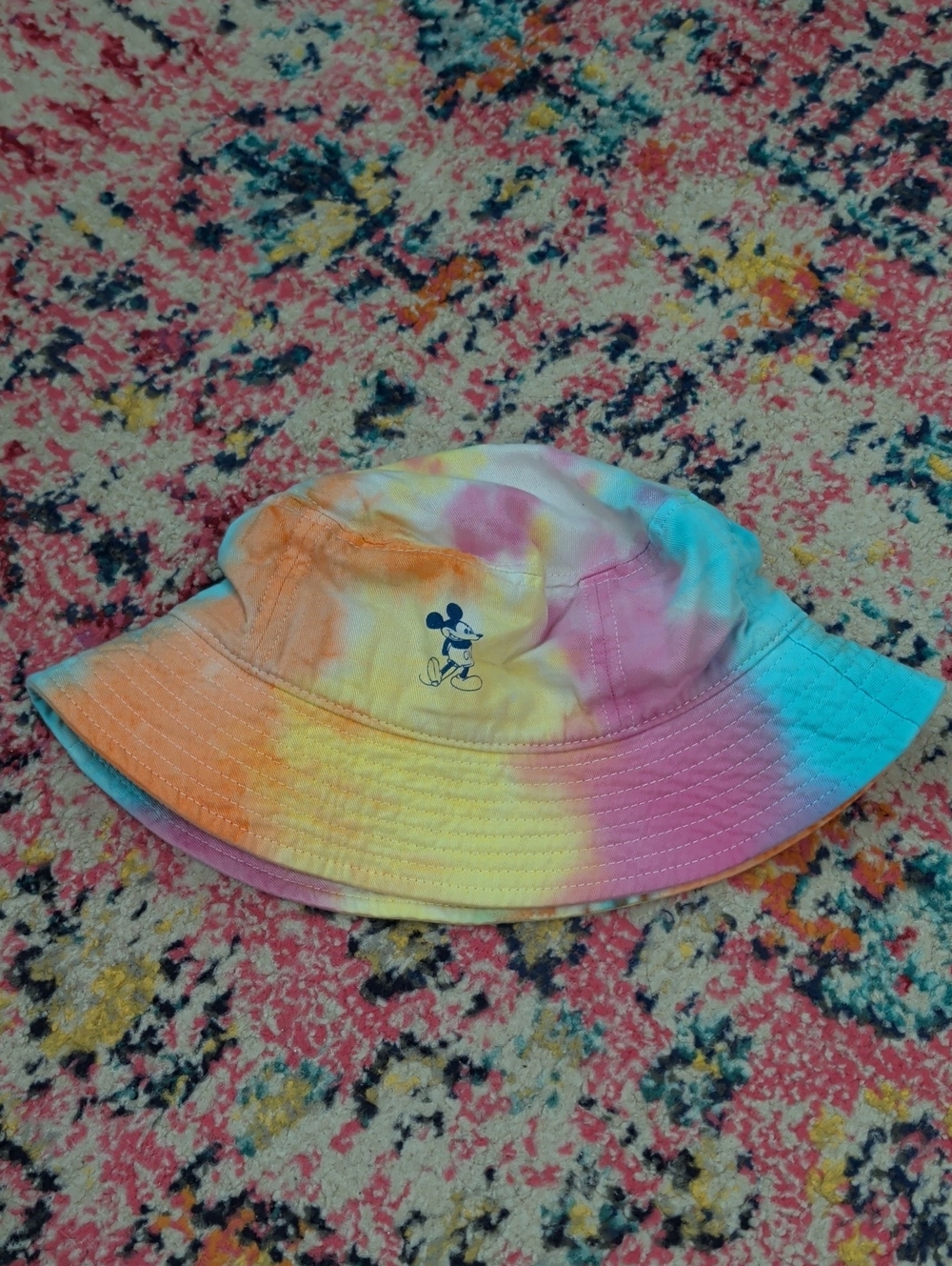 Disney Tie-Dye Pastel Bucket Hat with Mickey Mouse